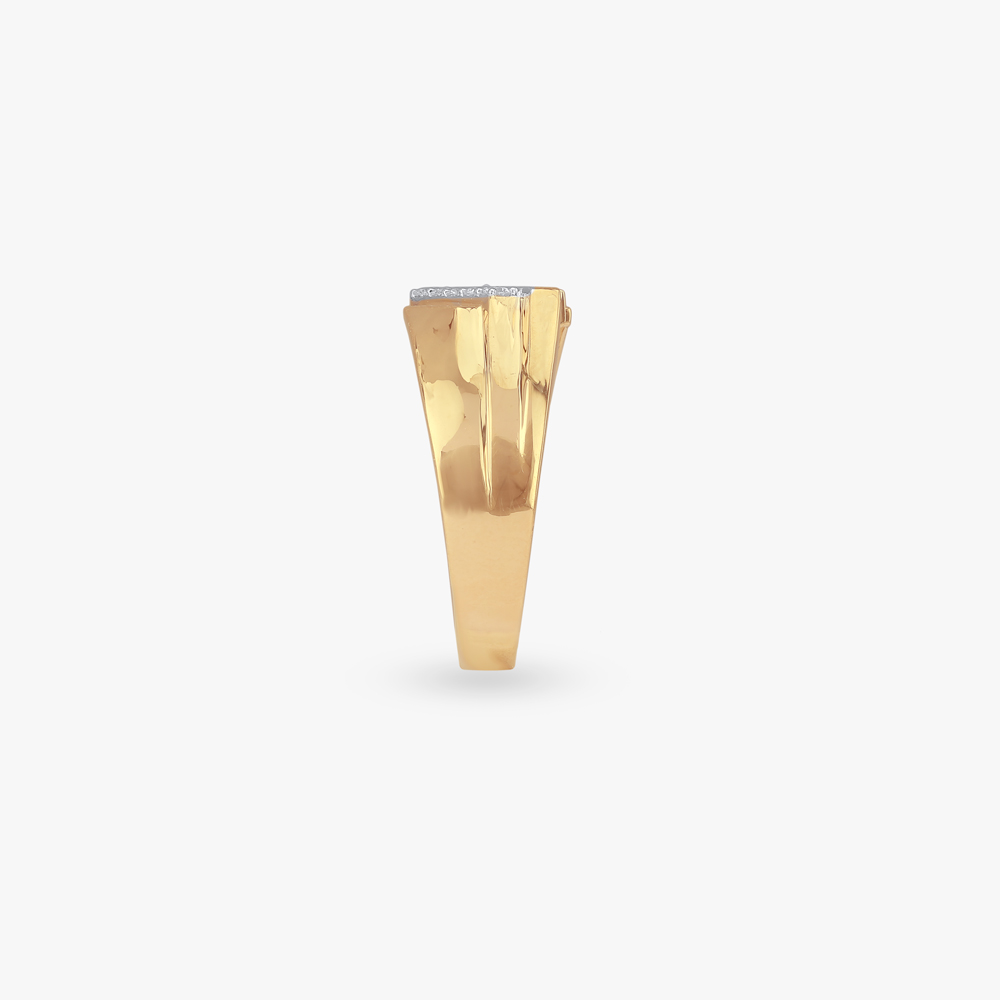 Diagonal Power Diamond Ring for Men,,hi-res image number null