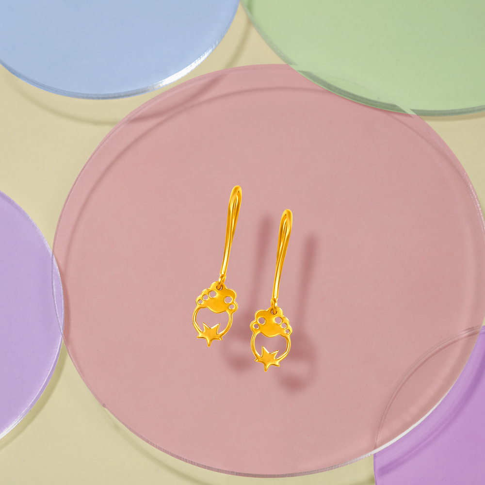 Delicate Clean Hoop Earrings for Kids