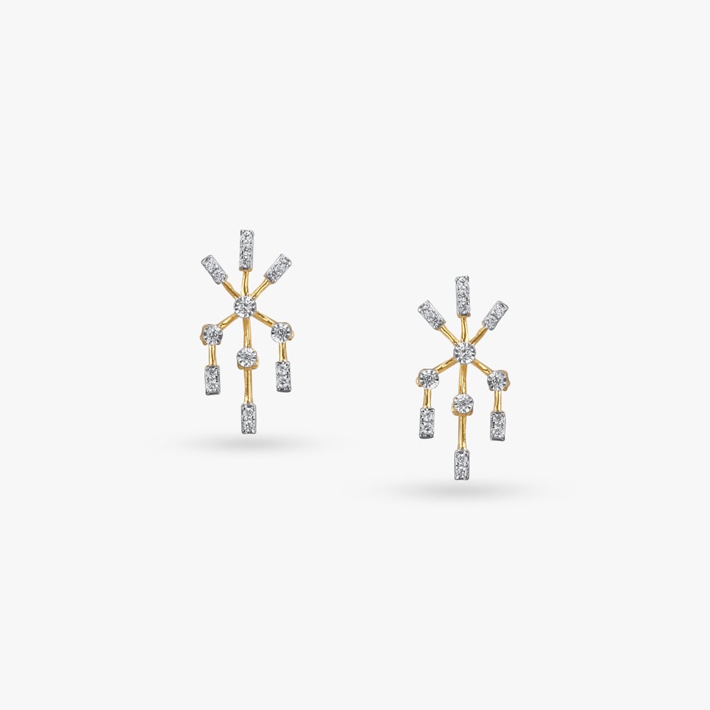Sculpted Sparkle Diamond Necklace Set,,hi-res image number null