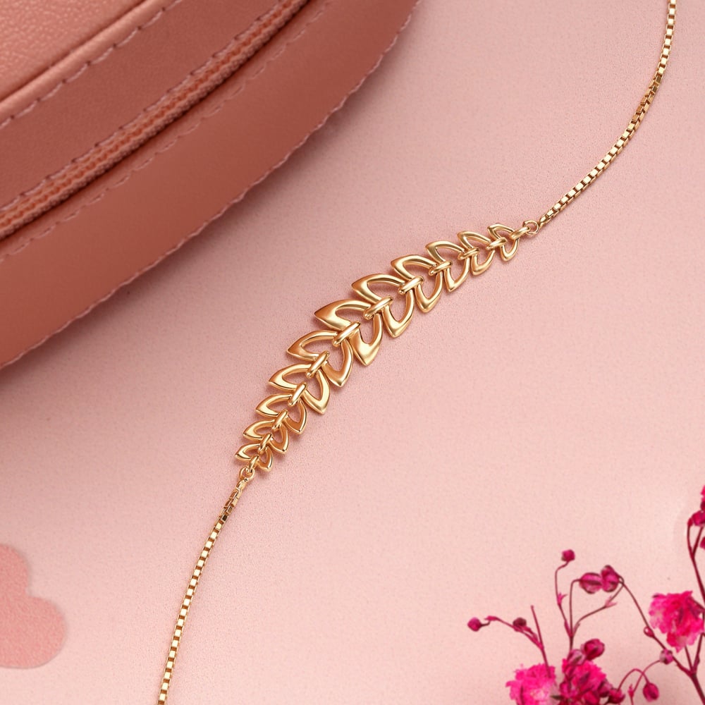 Linked by Love 14KT Yellow Gold Bracelet,,hi-res image number null