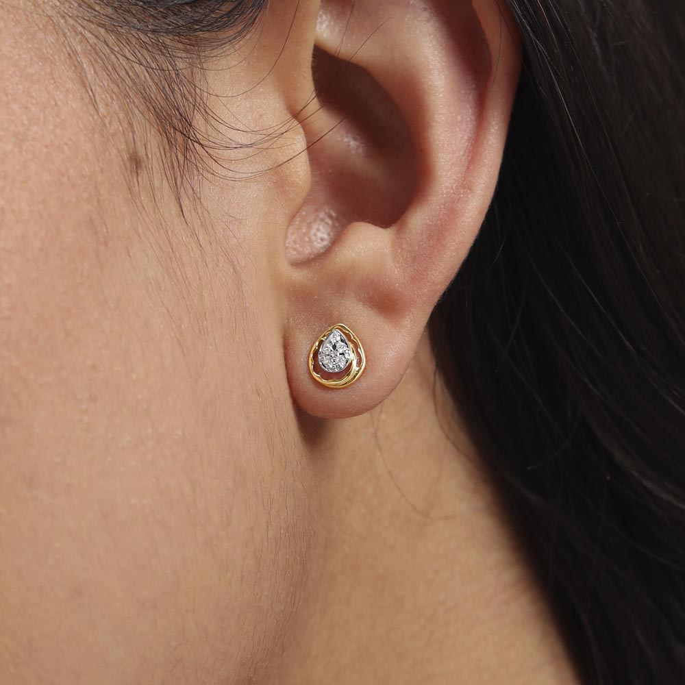 Drip Pop Diamond Stud Earrings,,hi-res image number null