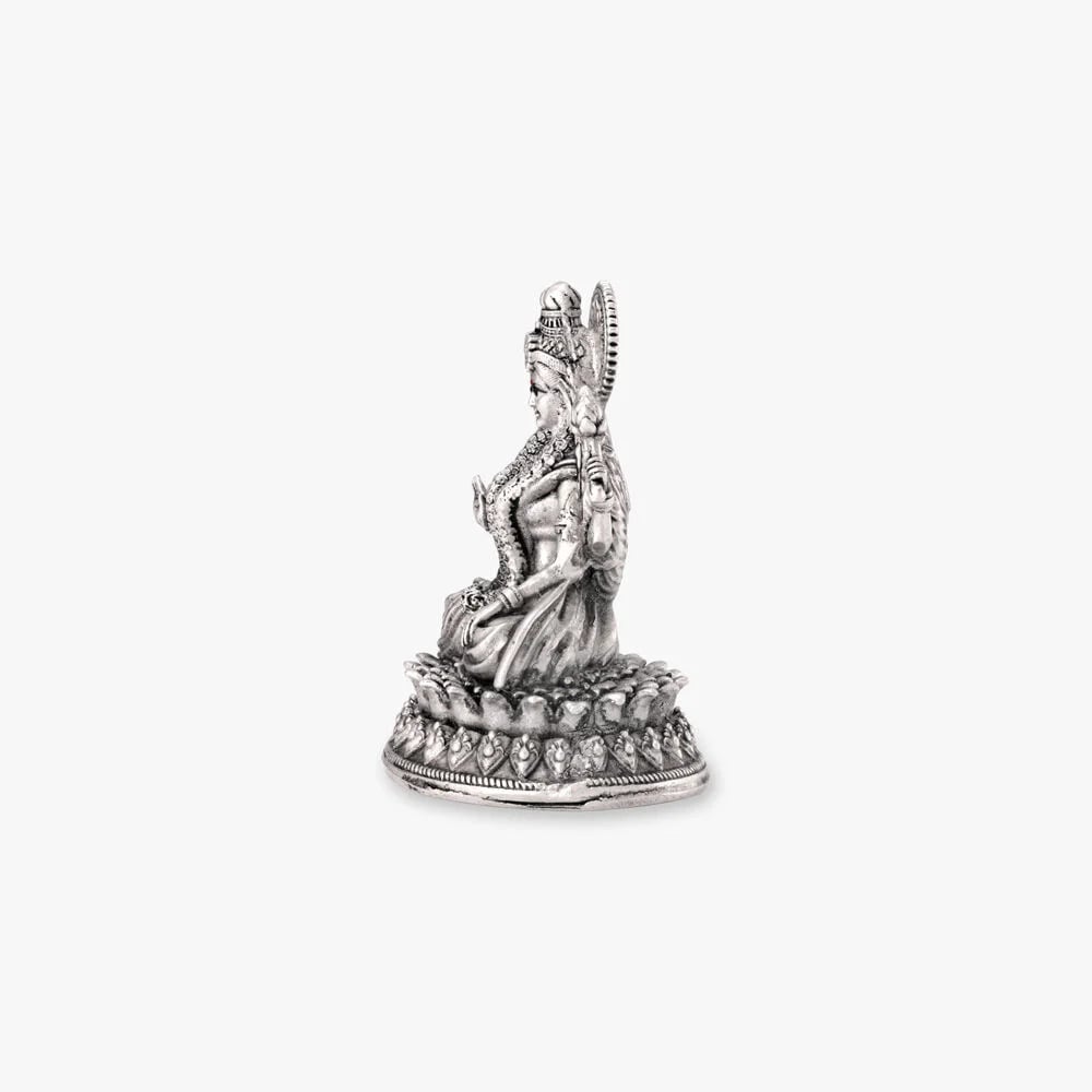 Shri Lakshmi Silver Idol,,hi-res image number null