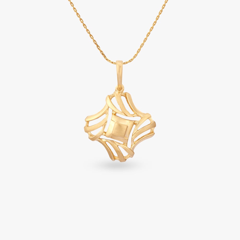

Abstract Aura Gold Pendant