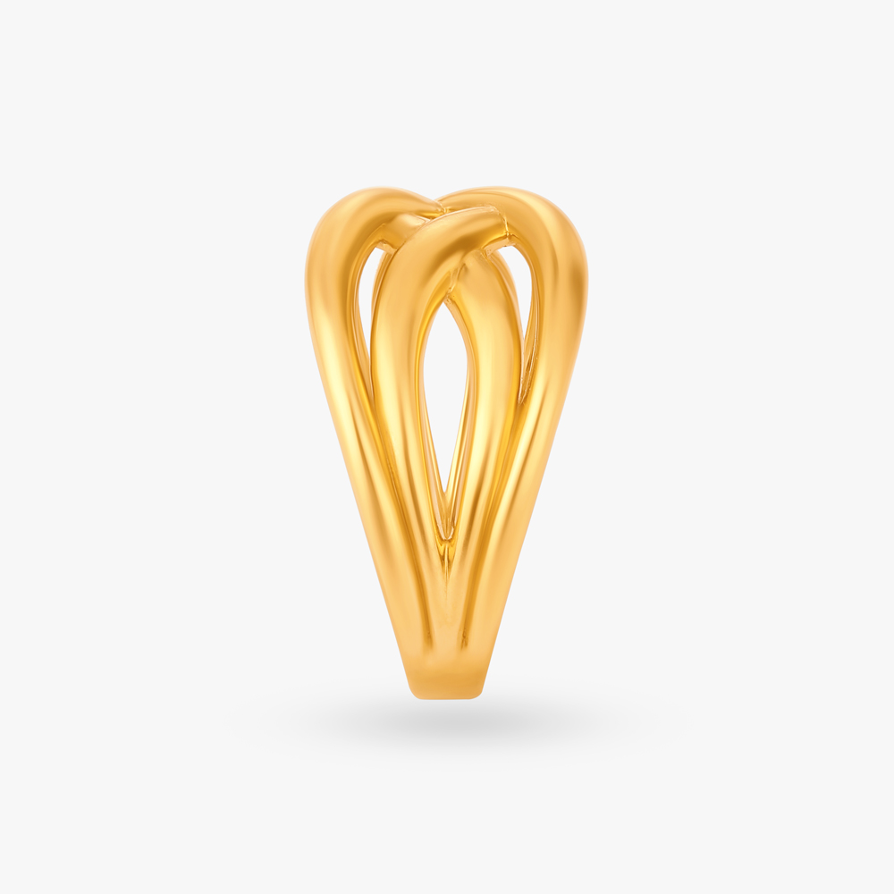 Statement Gold Finger Ring,,hi-res image number null