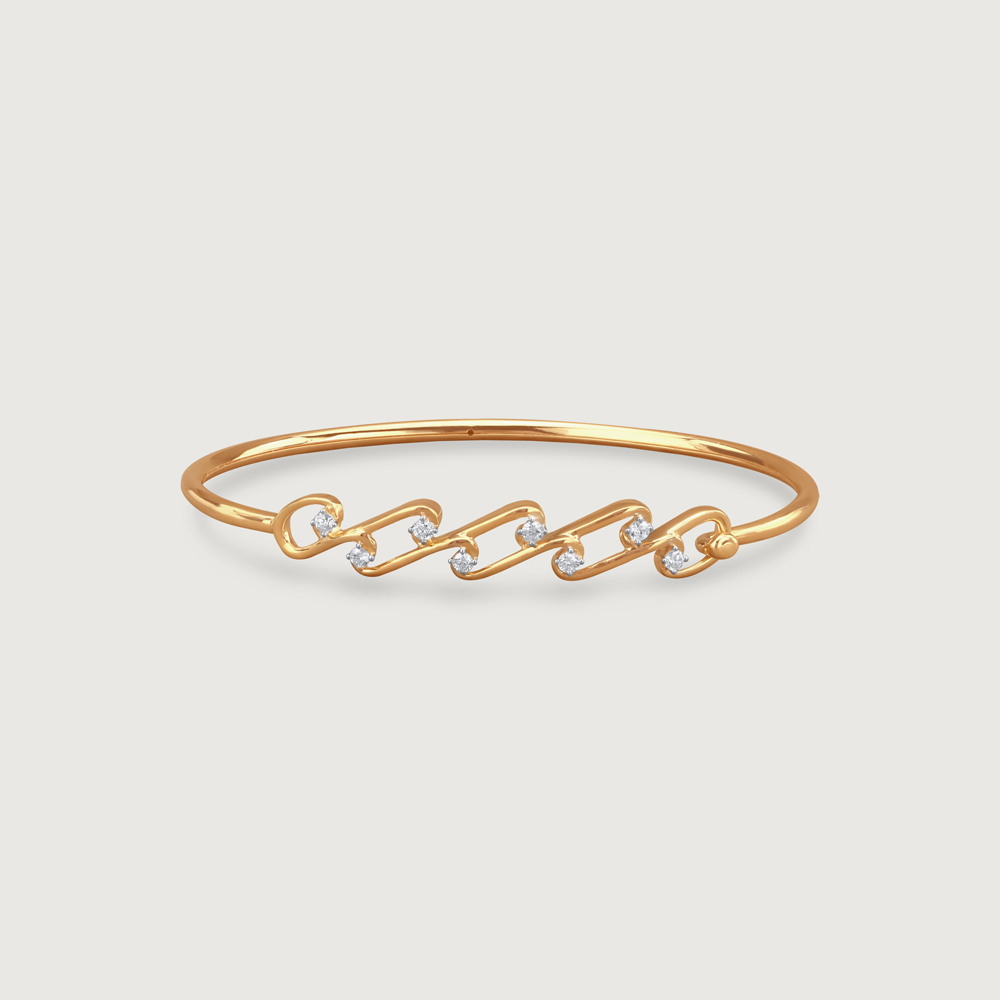 Chic Drip Diamond Bangle,,hi-res image number null
