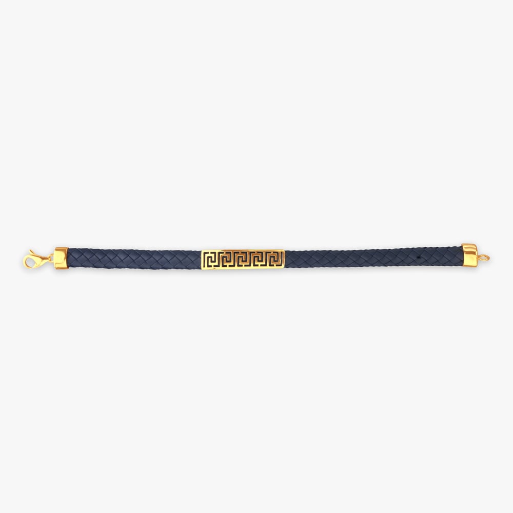 Greco Band Gold Bracelet for Men,,hi-res image number null