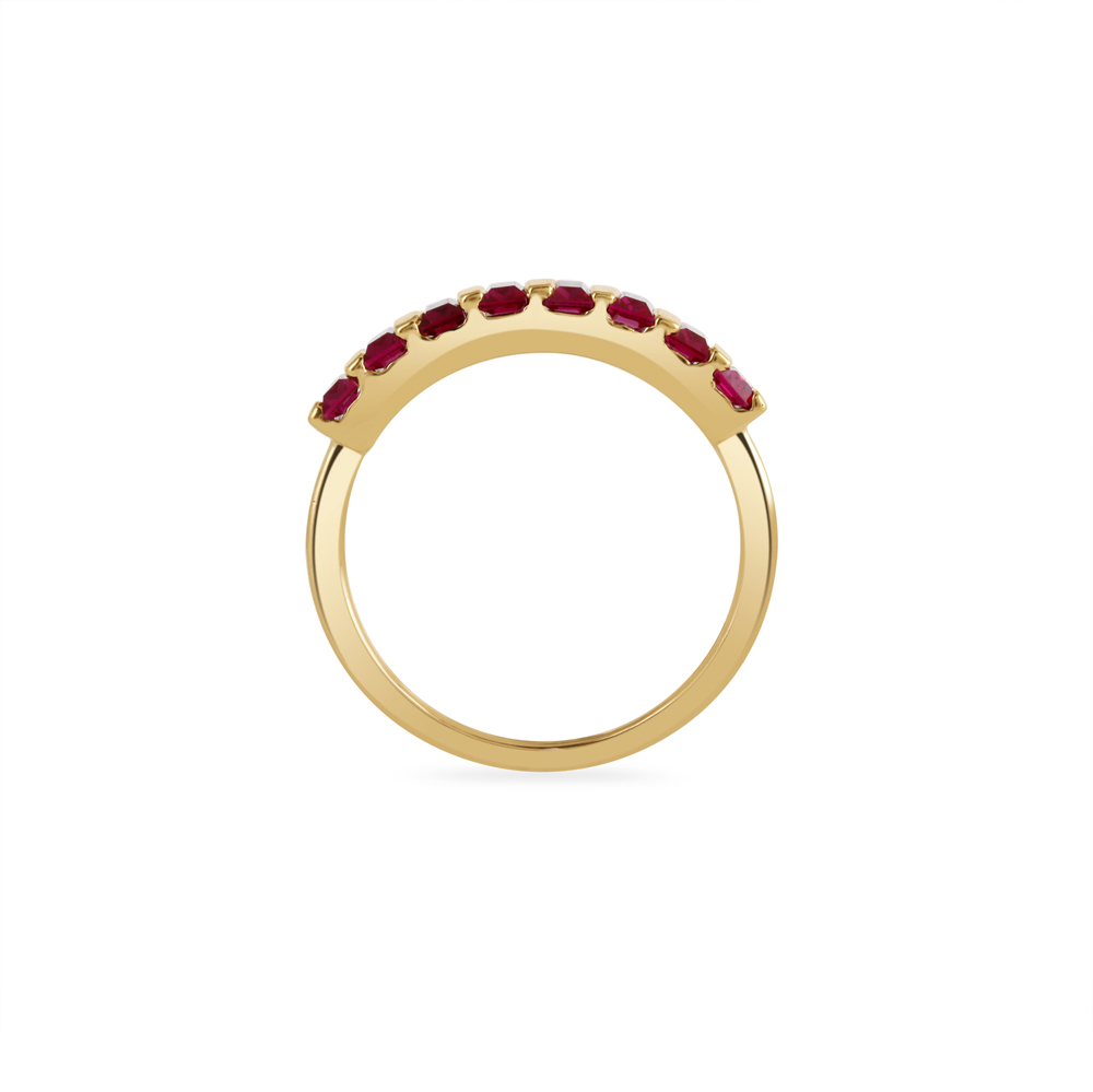 14KT Yellow Gold Irish Coffee Ring,,hi-res image number null