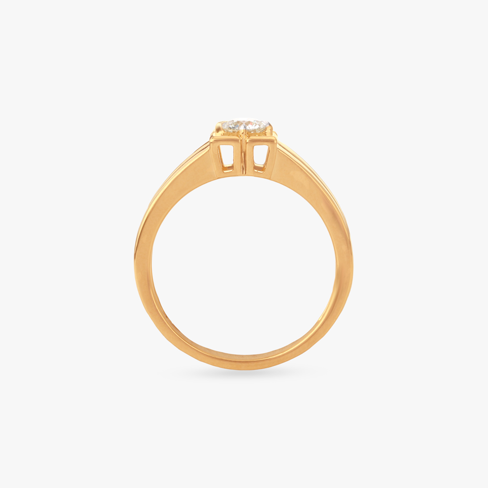 Parallel Frame Solitaire Ring,,hi-res image number null