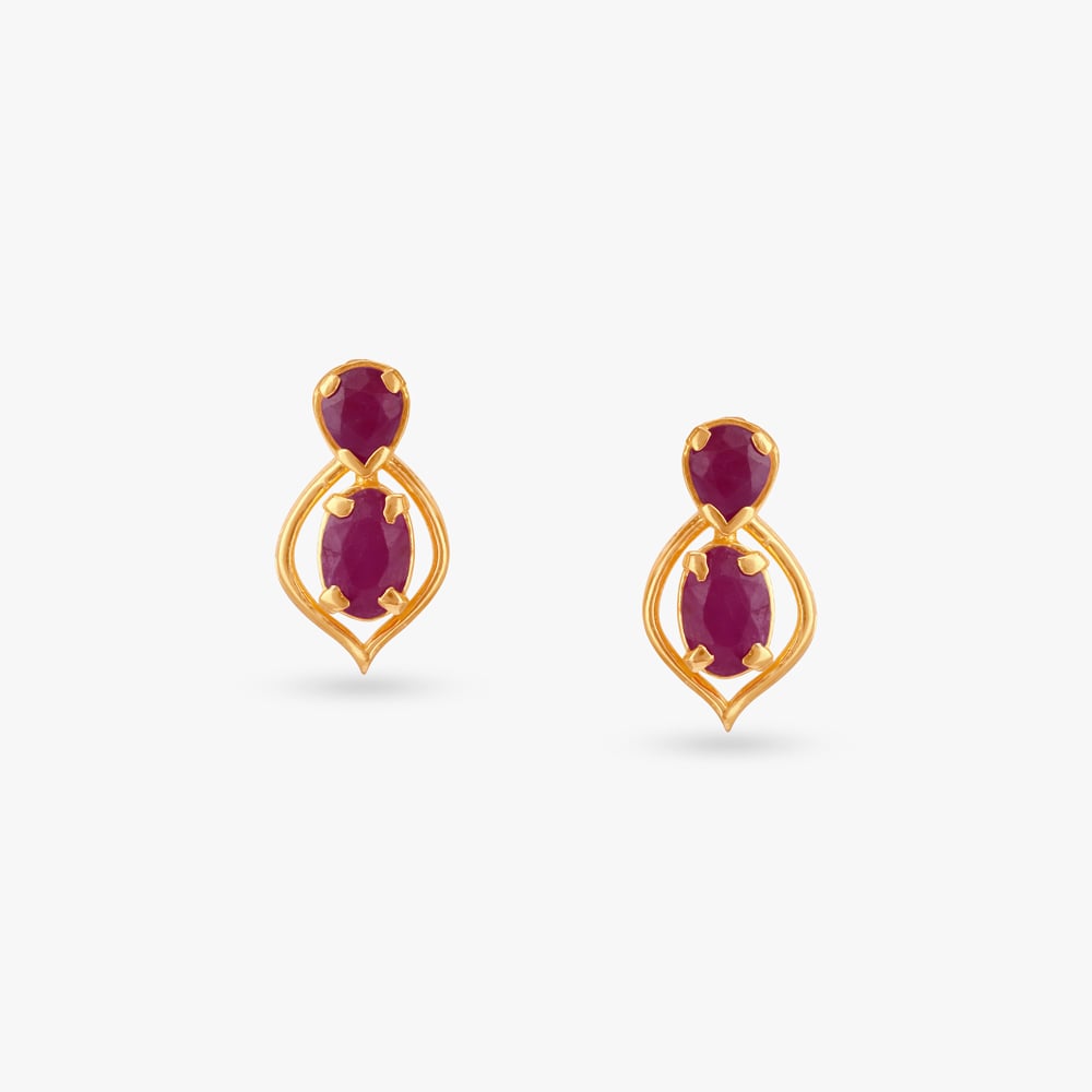 Twin Muse Stud Earrings,,hi-res image number null