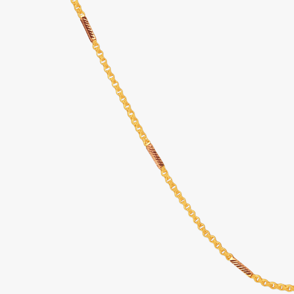 Sleek Charm Gold Chain,,hi-res image number null