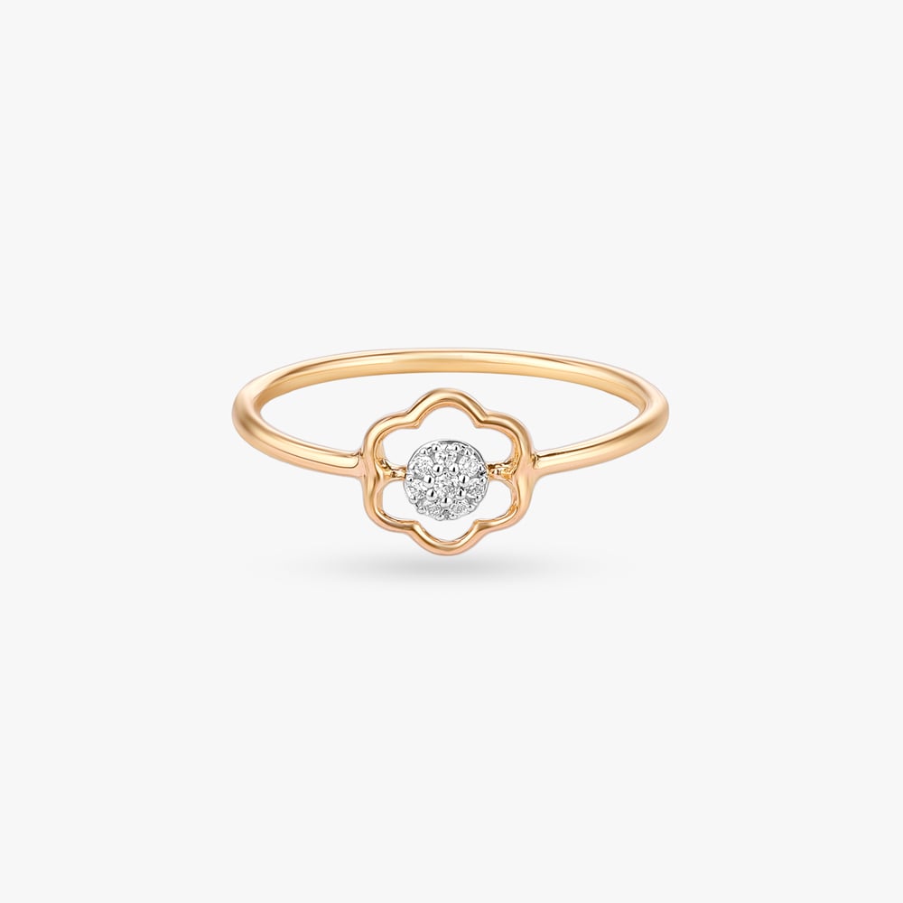 Petal Halo Diamond Ring,,hi-res image number null