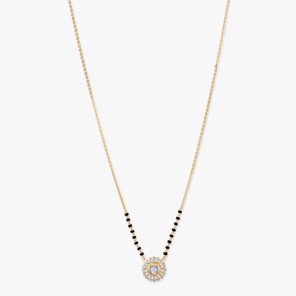 Circle Radiance Diamond Mangalsutra,,hi-res image number null