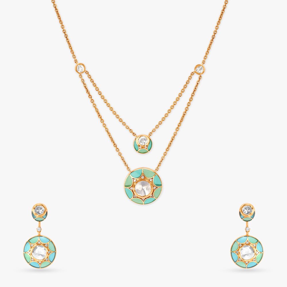 Playful Web Necklace Set,,hi-res image number null