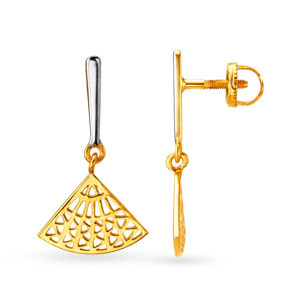 Contemporary Triangular Drop Earrings,,hi-res image number null