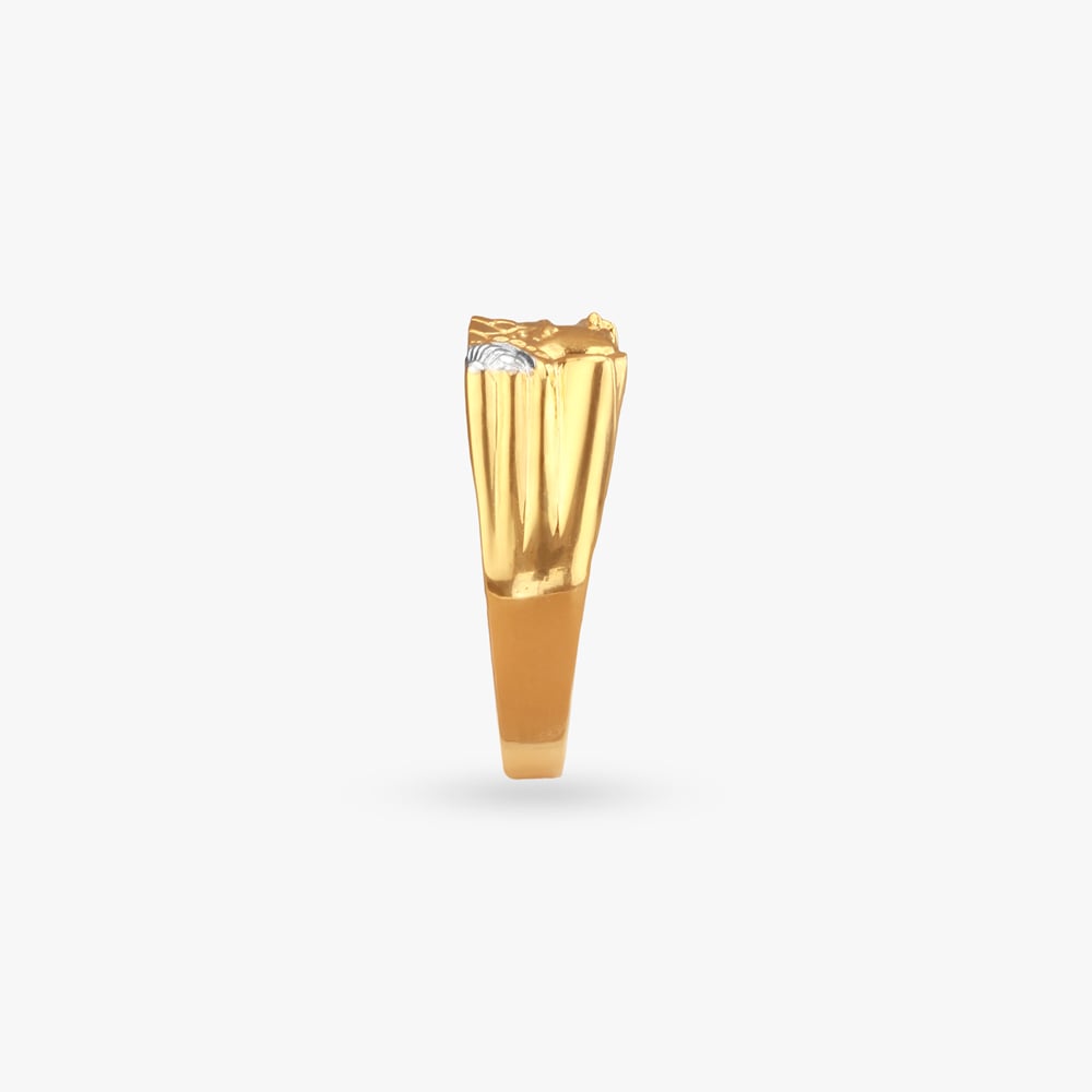 Lion Spirit Gold Ring for Men,,hi-res image number null