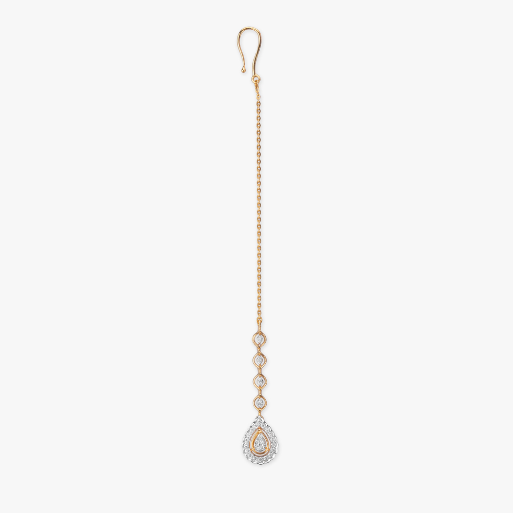 Serene Gleam Diamond Maang Tikka,,hi-res image number null