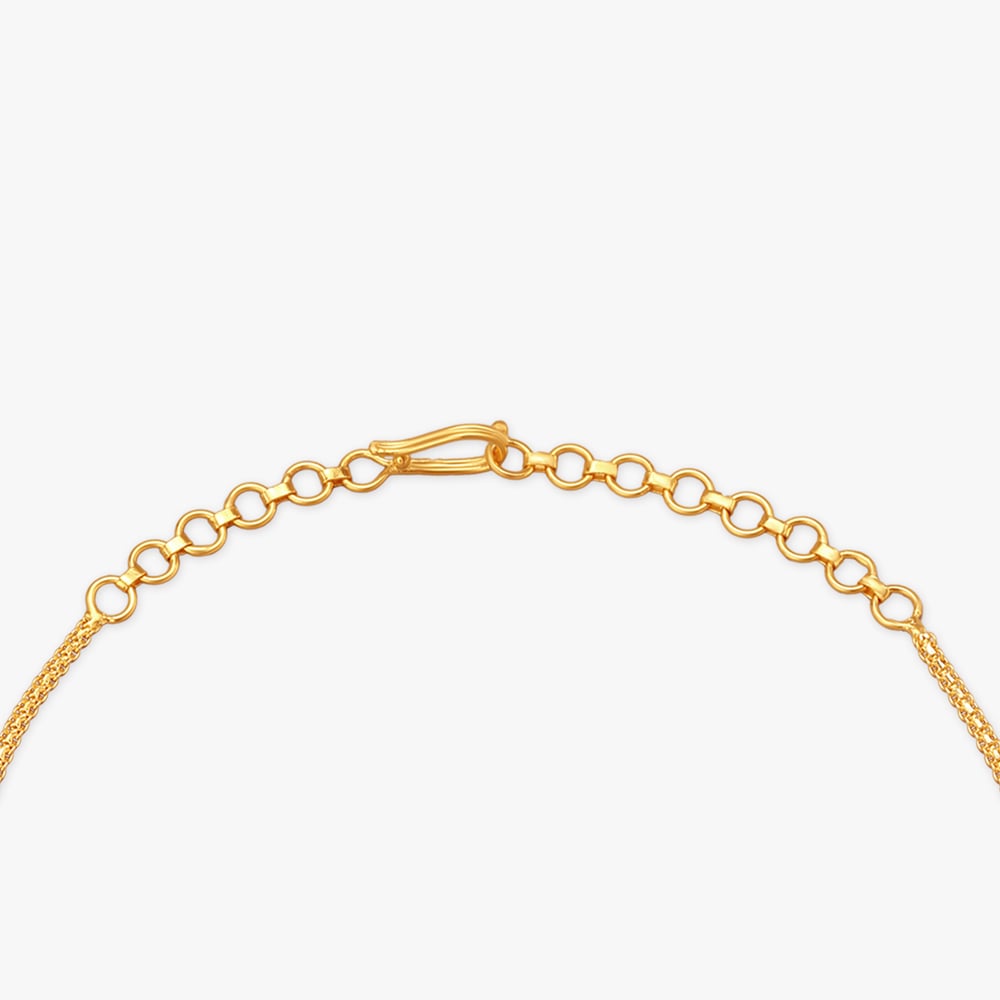 Ornate Grandeur Gold Necklace Set,,hi-res image number null