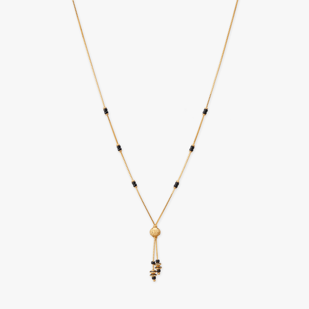 Tassel Drift Gold Mangalsutra,,hi-res image number null