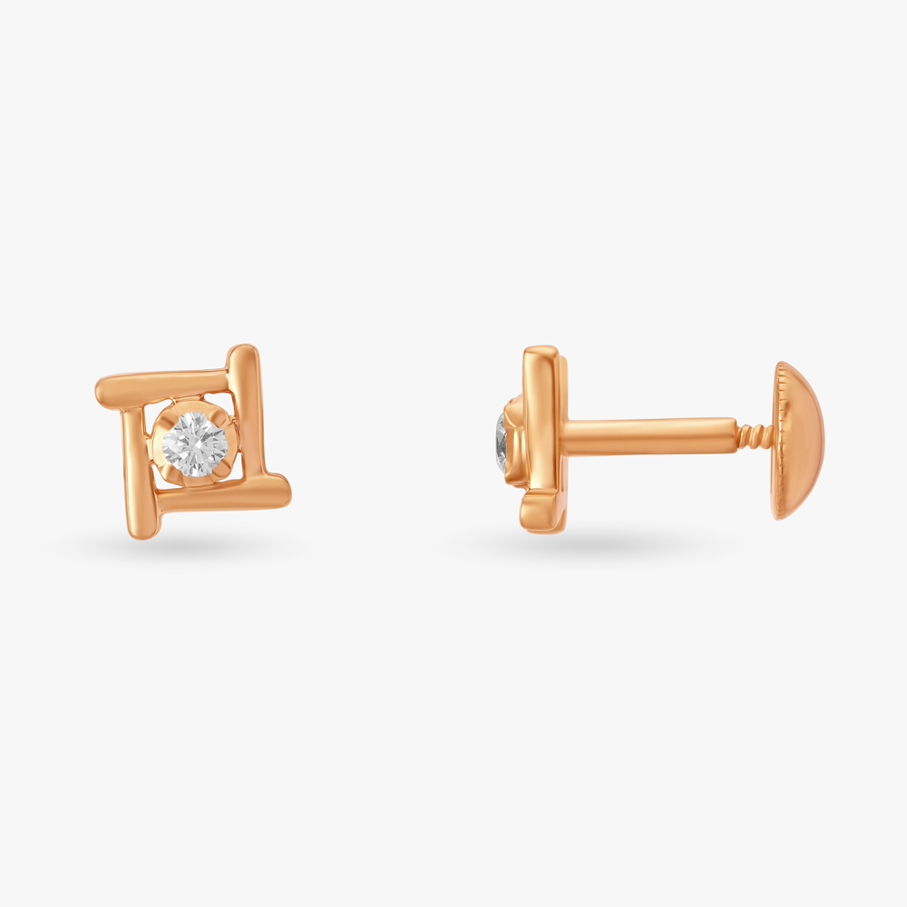 Gleaming Opulence Diamond Stud Earrings,,hi-res image number null