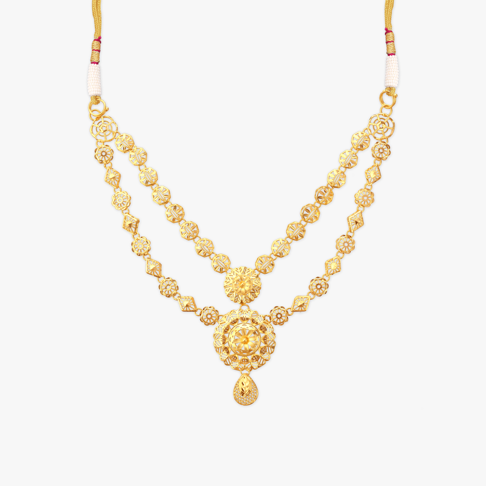 

Royal Ritu Gold Necklace Set