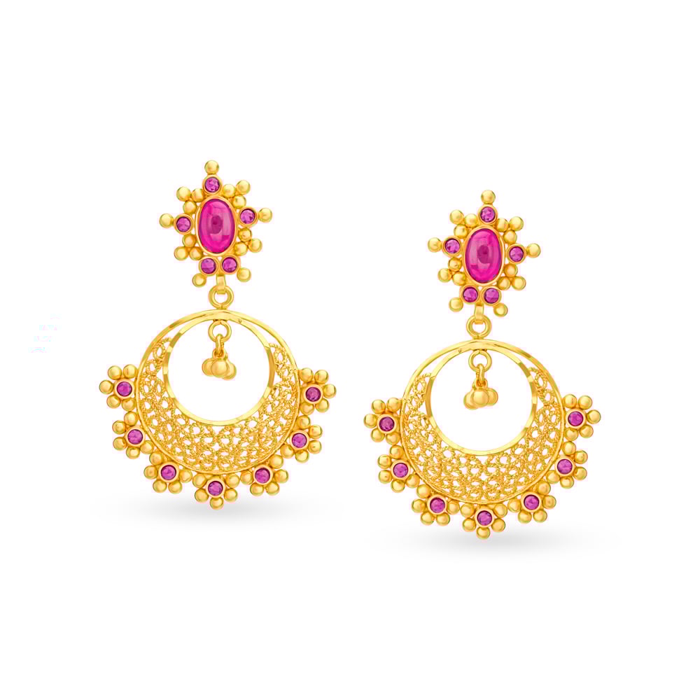 

Tantalising Gold Drop Earrings