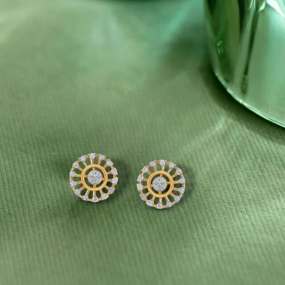 Circle of Radiance Stud Earrings,,hi-res image number null