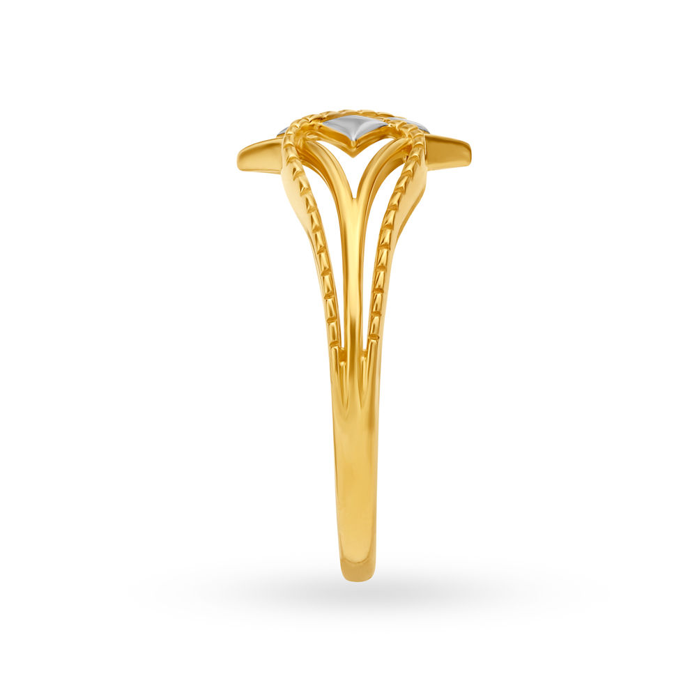 Eye Catching Boat Gold Finger Ring,,hi-res image number null