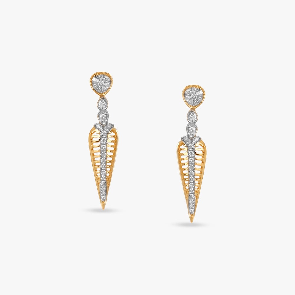 Prism Trail Diamond Drop Earrings,,hi-res image number null