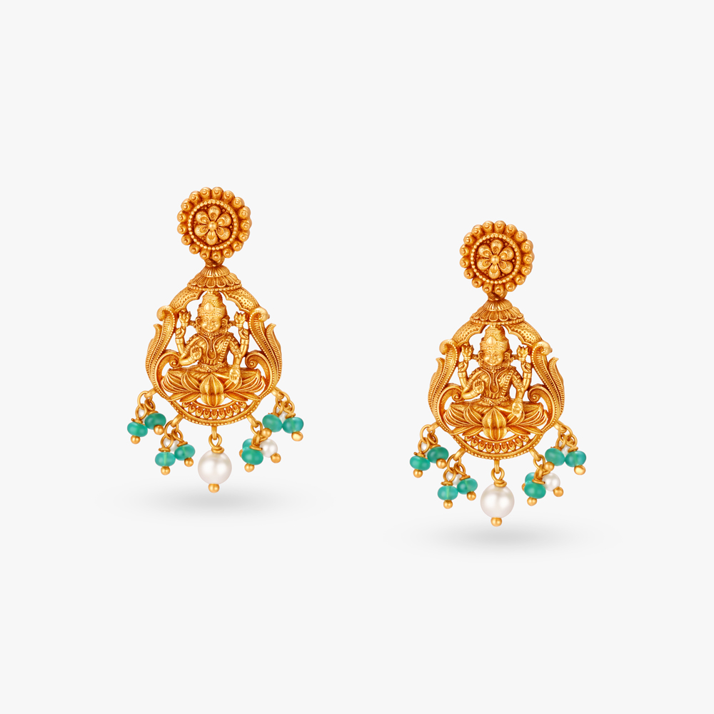 Lakshmi Narayana Gold Necklace Set,,hi-res image number null
