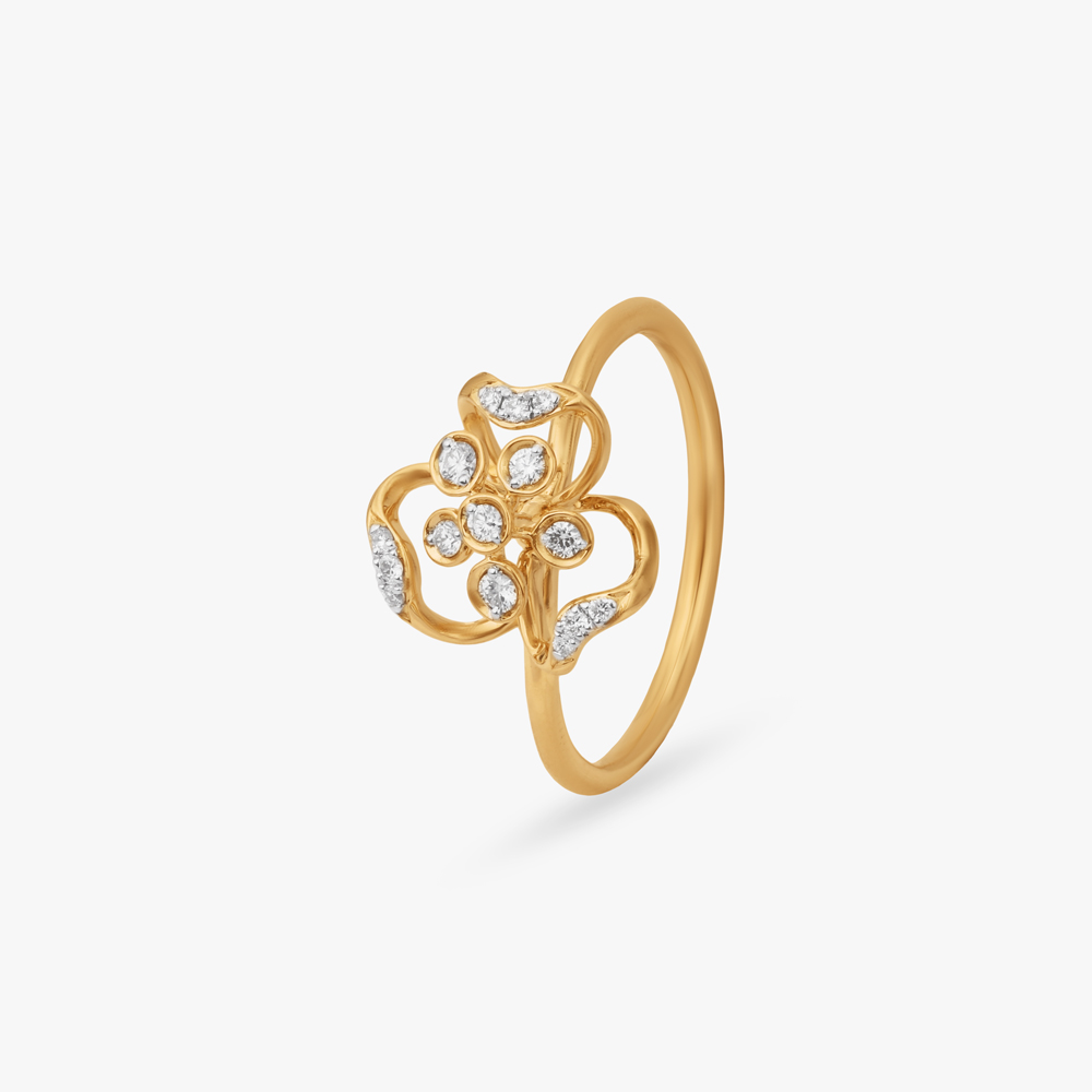 Petal Halo Diamond Ring,,hi-res image number null