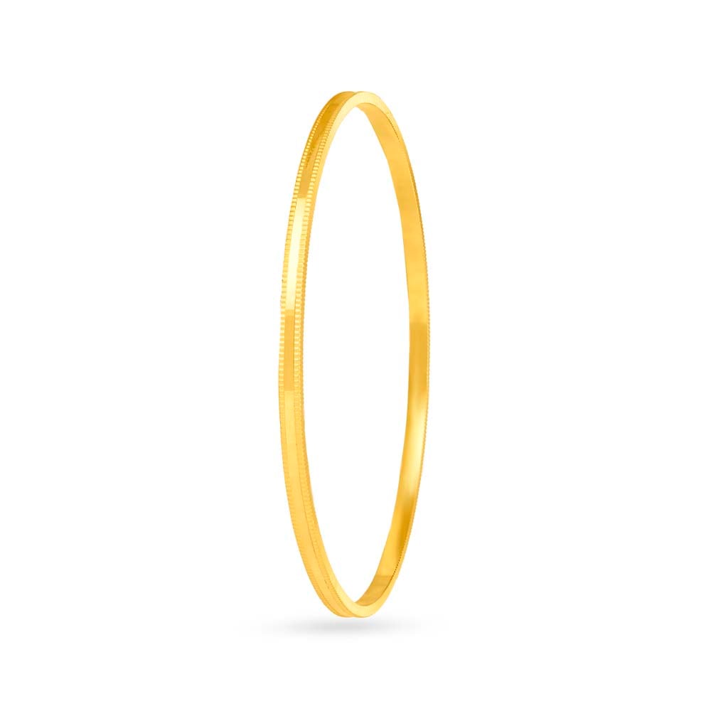 Minimalistic Gold Bangle,,hi-res image number null