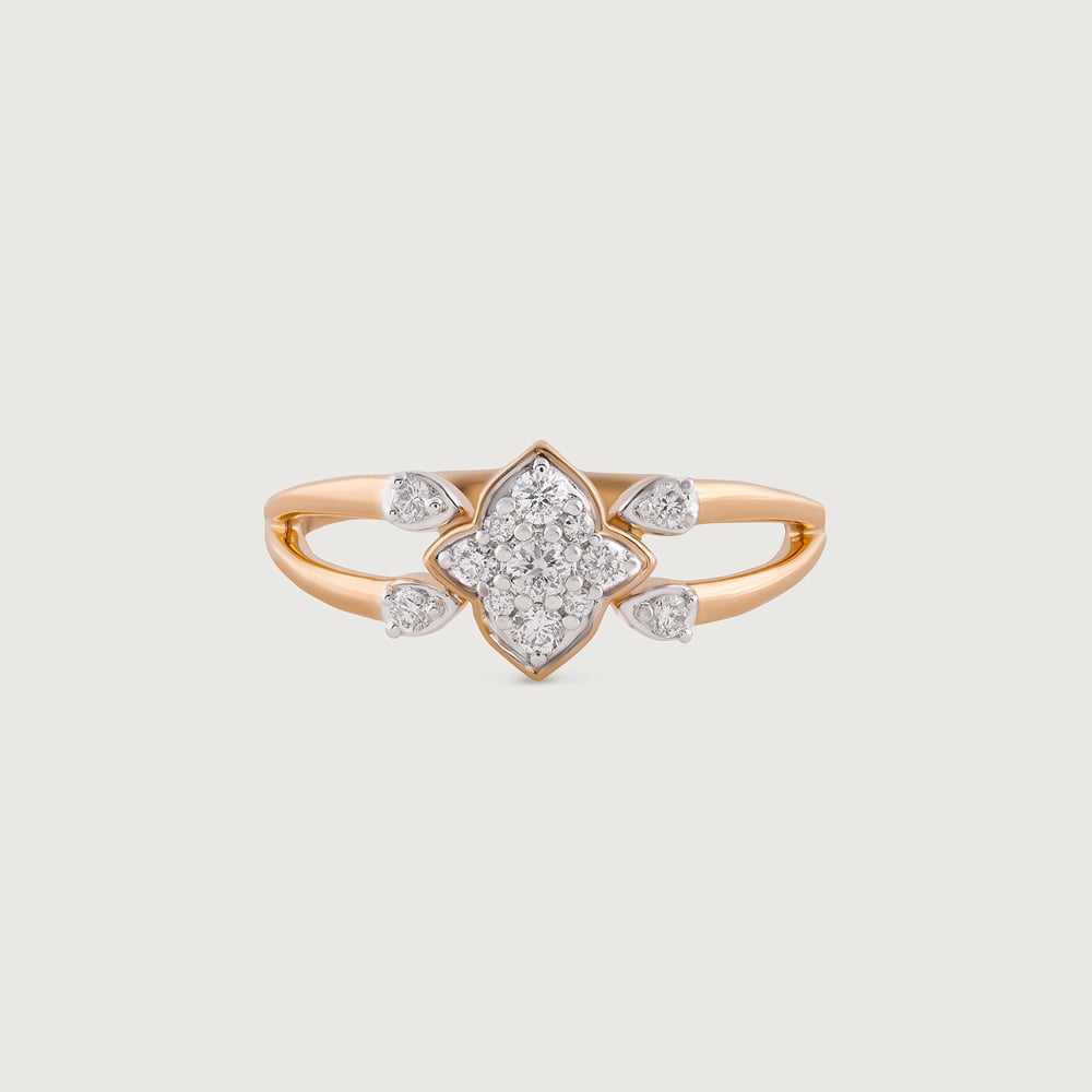 Sparkle Promise Gold & Diamond Finger Ring,,hi-res image number null