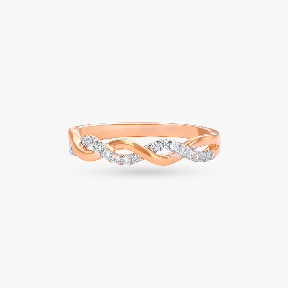 Woven Sparkle Diamond Ring,,hi-res image number null