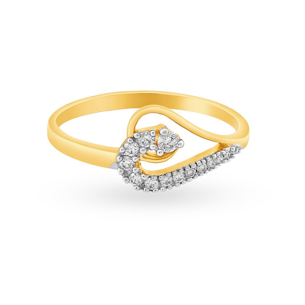 Heartfelt Diamond Finger Ring,,hi-res image number null