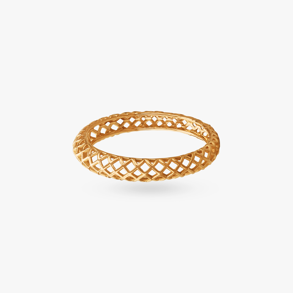 Mesh Rhythm Gold Ring,,hi-res image number null