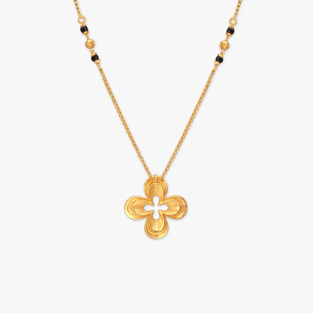 Timeless Bloom Gold Mangalsutra,,hi-res image number null