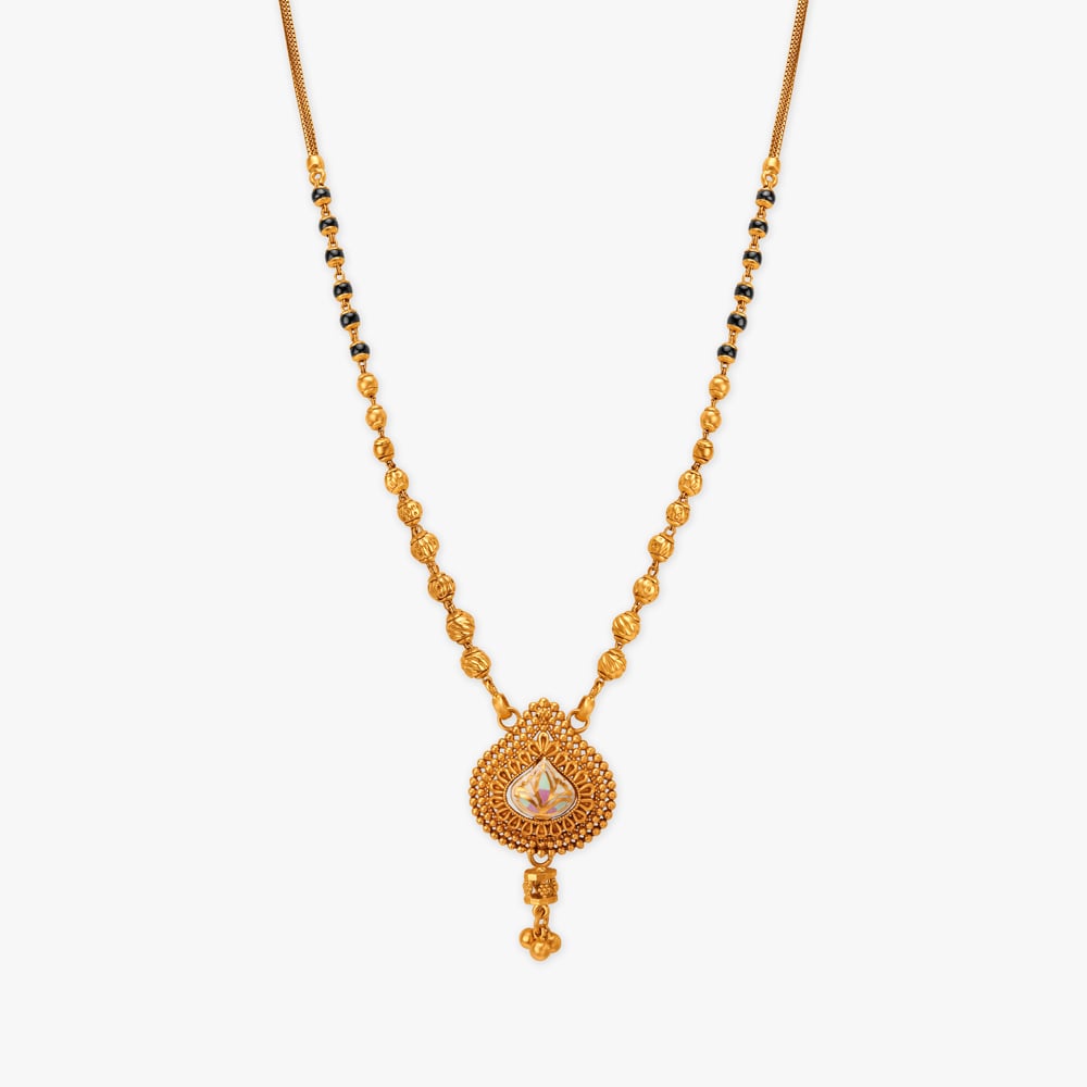 Precious Leafy Mangalsutra,,hi-res image number null