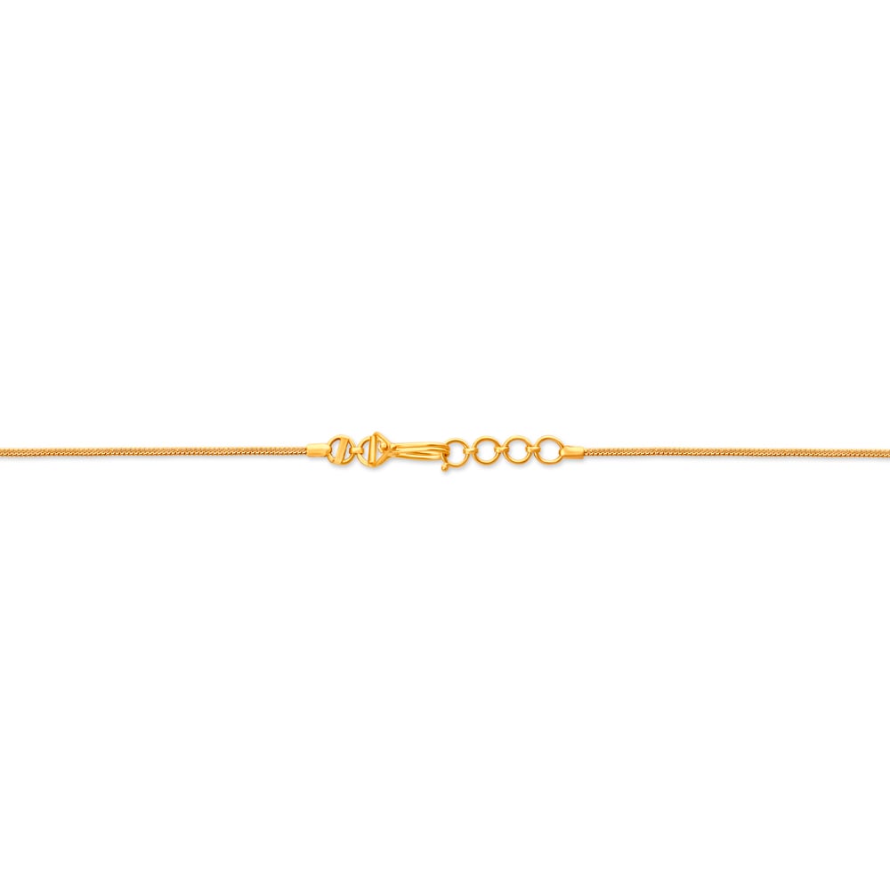 Aesthetic Yellow Gold Ring Mangalsutra,,hi-res image number null