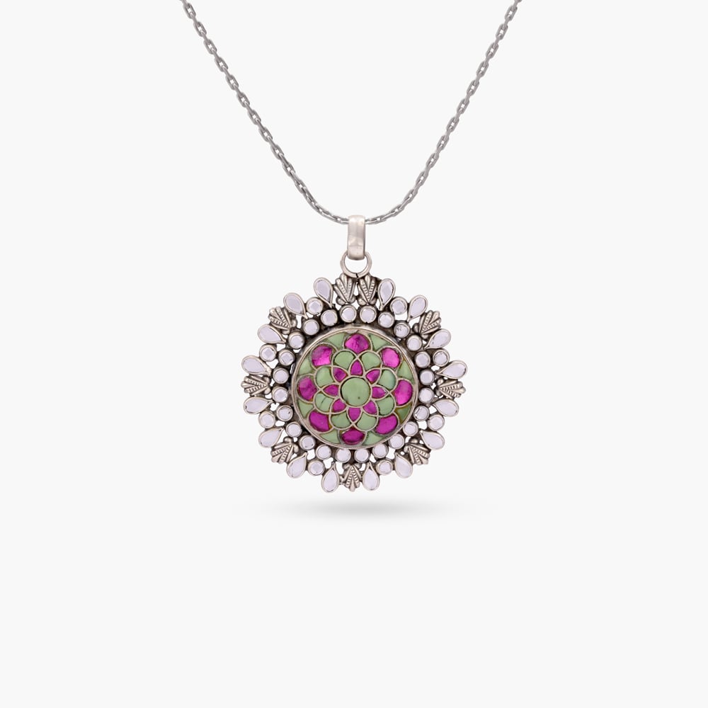 

Enchanted Lotus Silver Pendant