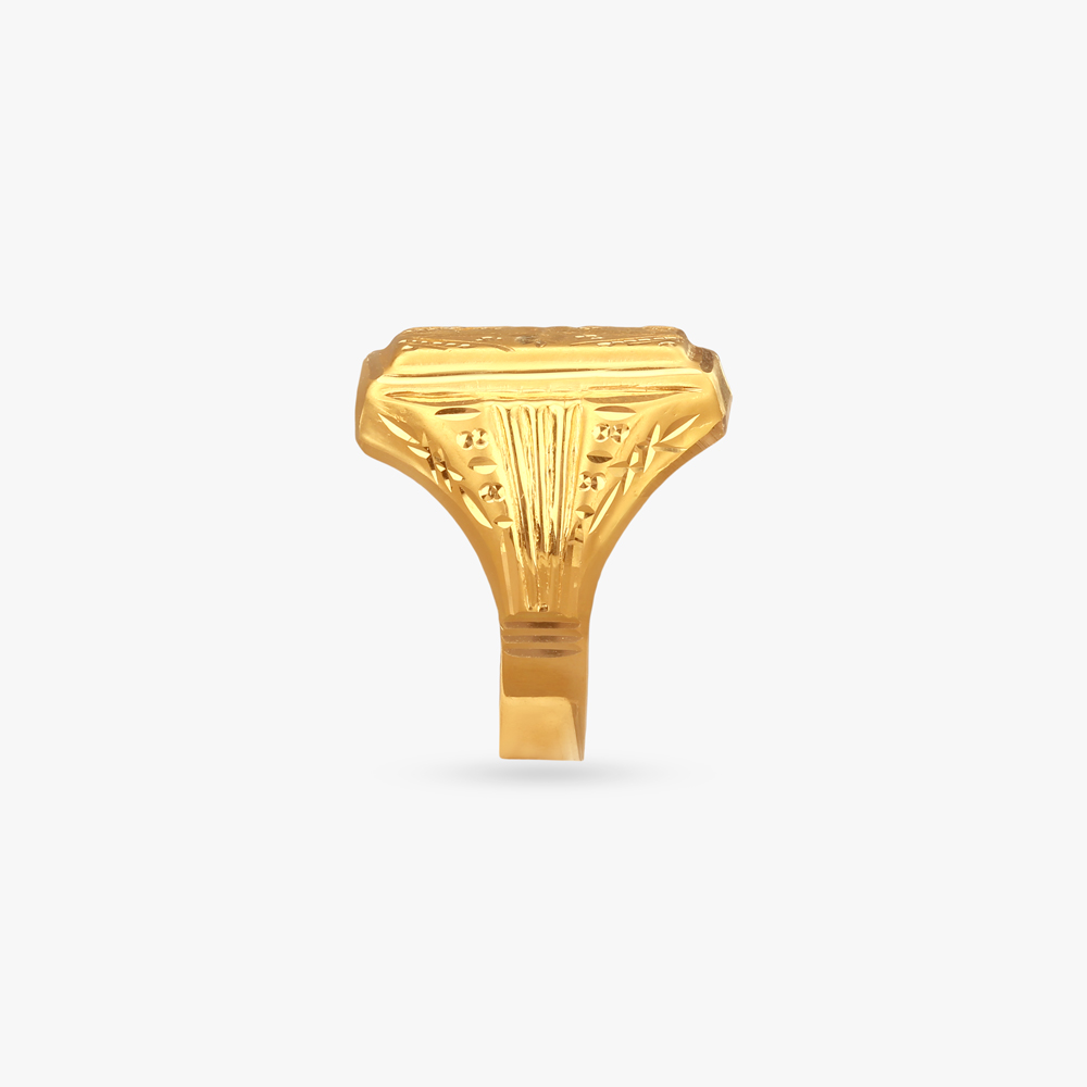 Royal Armour Gold Ring for Men,,hi-res image number null
