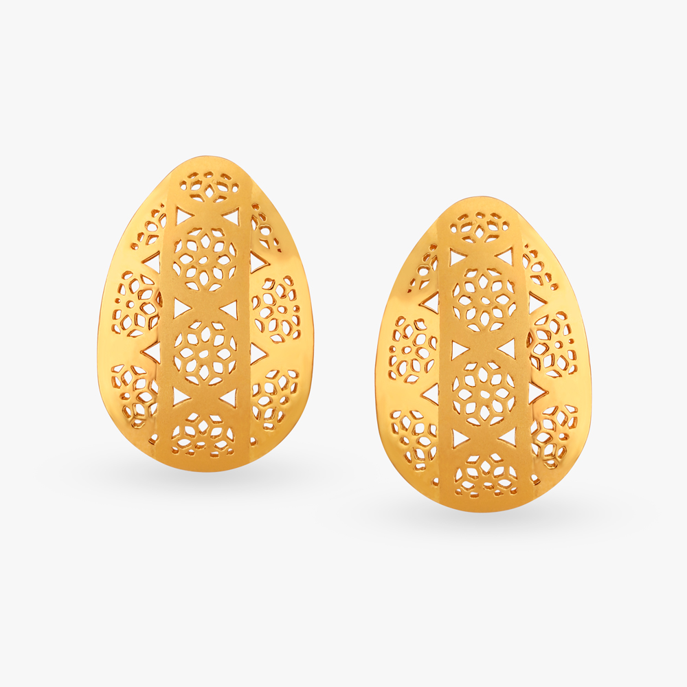 Dainty Mesh Stud Earrings