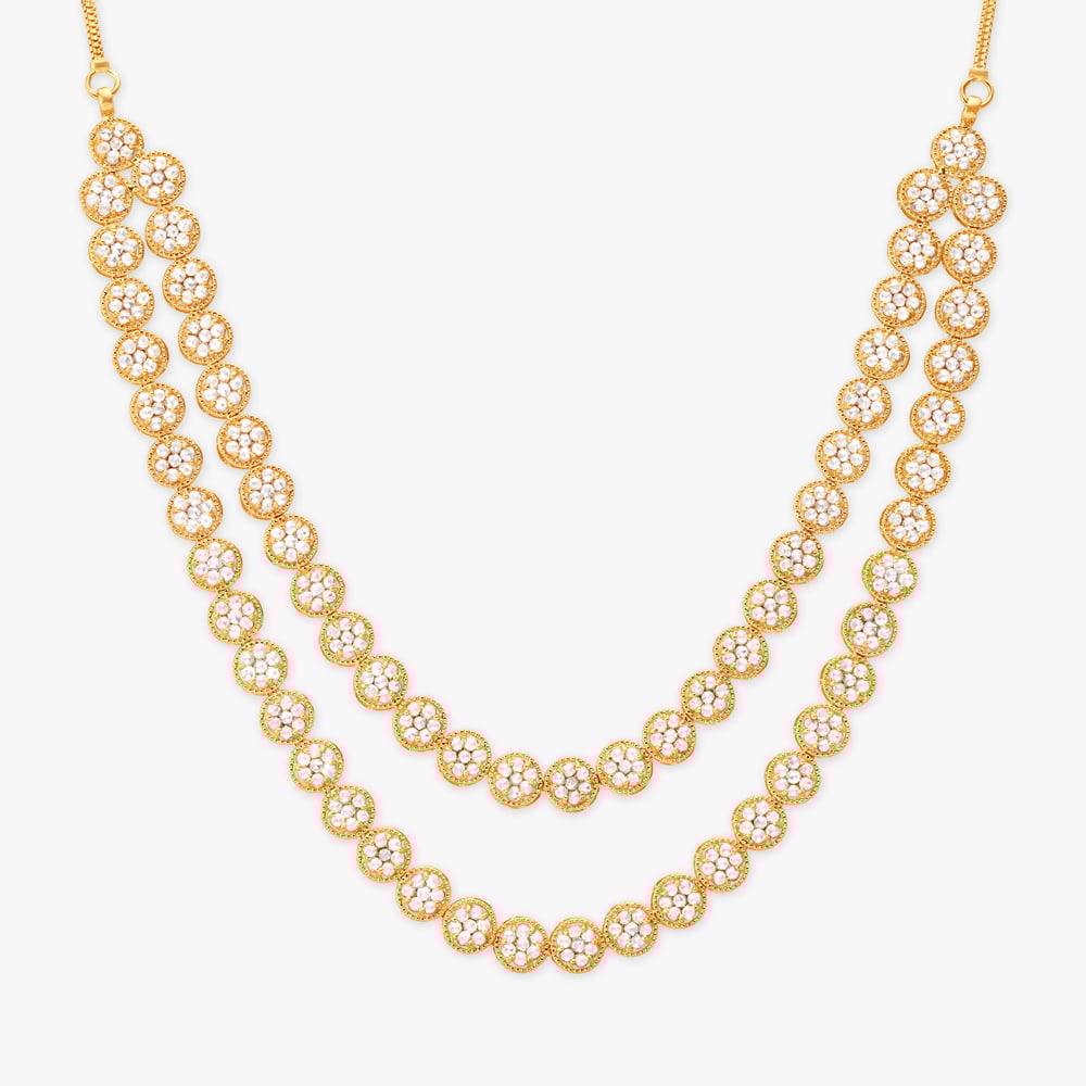 Opulent Polki Gold Necklace Set,,hi-res image number null