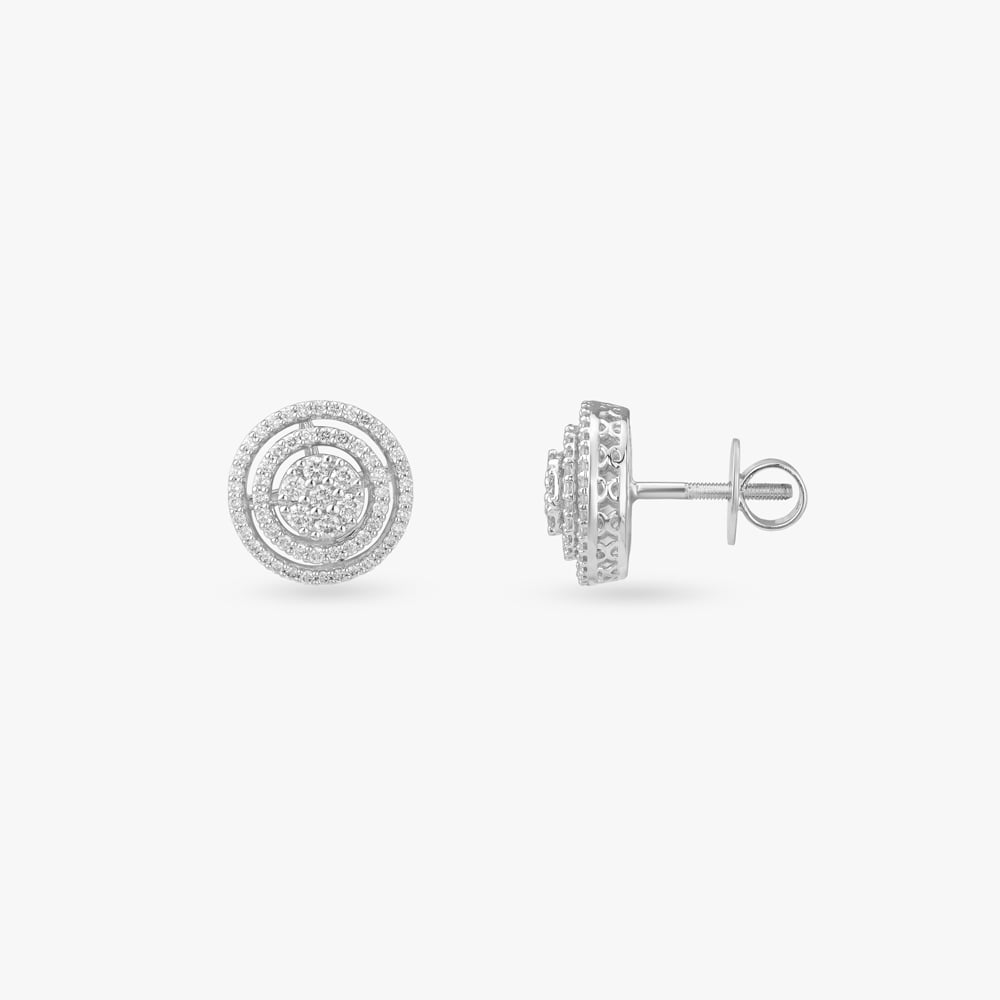 Eternal Orbit Diamond Stud Earrings,,hi-res image number null