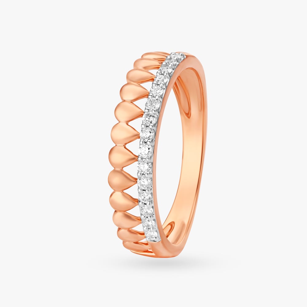 Subtle Shimmer Diamond Ring