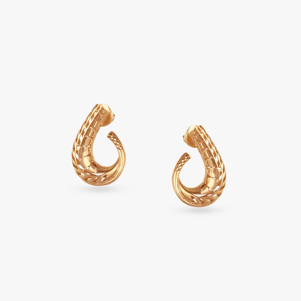 Chevron Loop Gold Necklace Set,,hi-res image number null