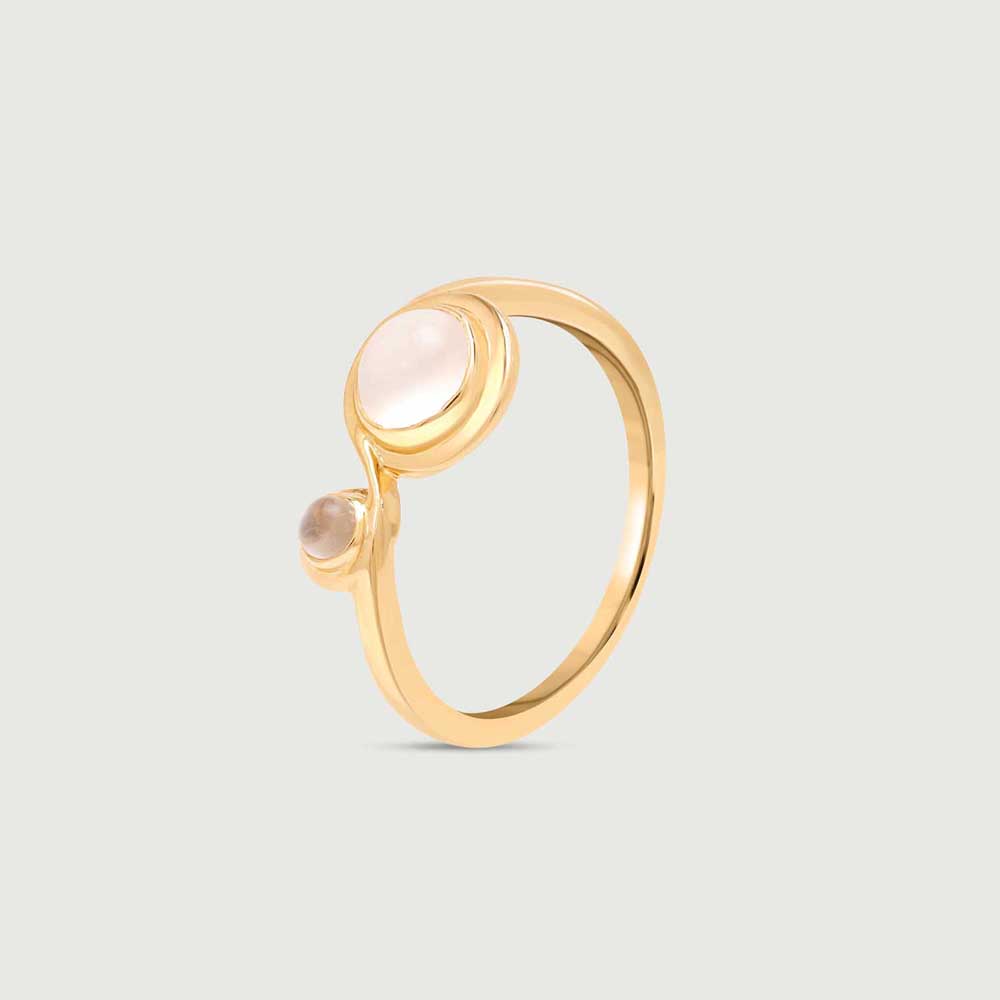 Dreamy Orbit Moon Stone Ring,,hi-res image number null