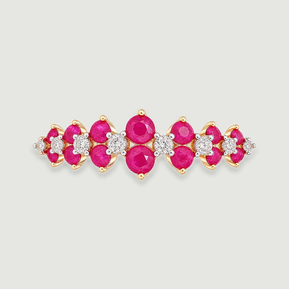 Bold Graduated Ruby Ring,,hi-res image number null