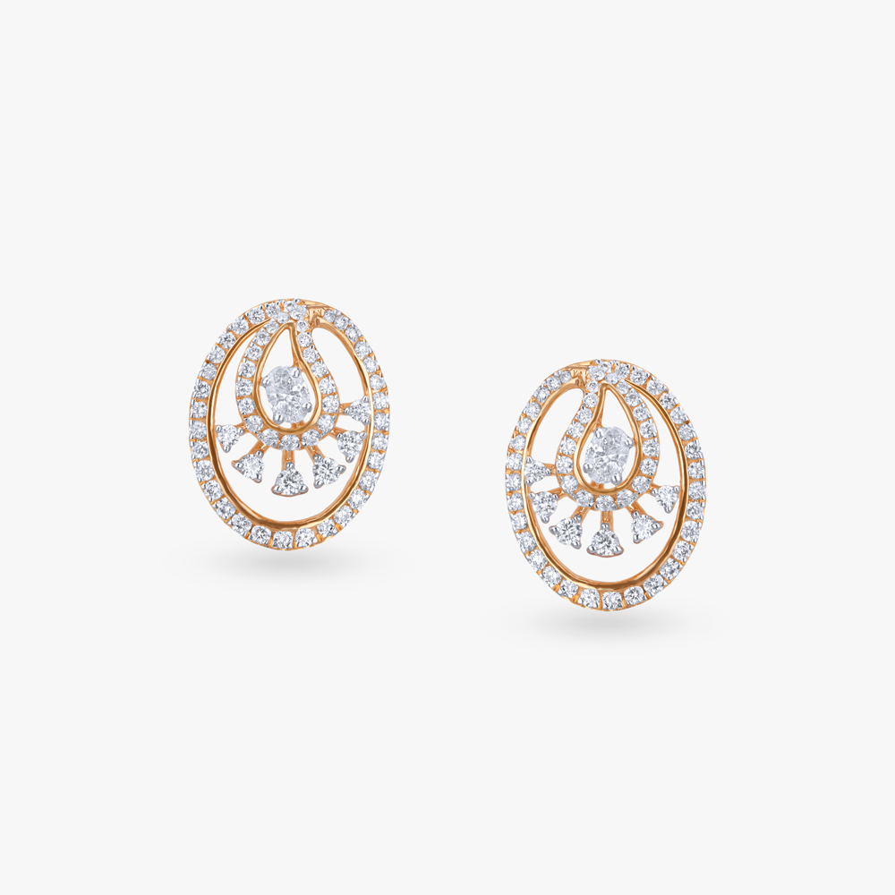 Graceful Glow Diamond Pendant and Earrings set.,,hi-res image number null