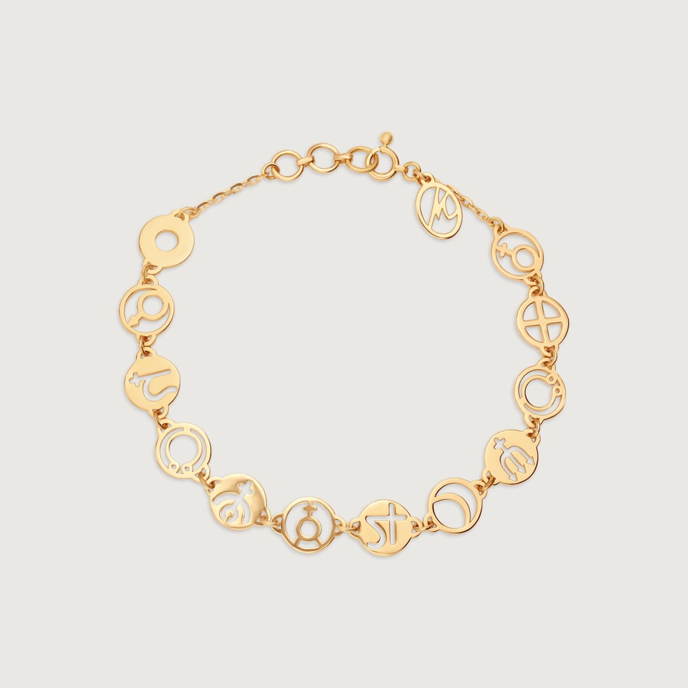 Planetary Splendour 14KT Bracelet,,hi-res image number null