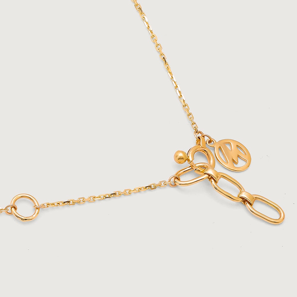Glowing Eternity 14 Kt Gold and Diamond Mangalsutra,,hi-res image number null